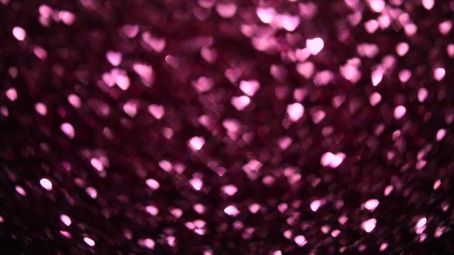 pink hearts as a background. Valentine's Day