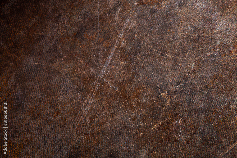 Poster old metal texture with rust.
