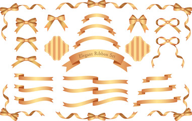 リボン　ゴールド　金　セット