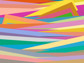 The Amazing of Colorful Art, Abstract Modern Shape Background or Wallpaper