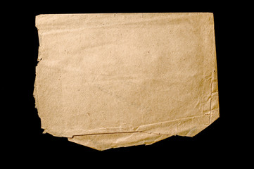 texture of old paper with torn edges
