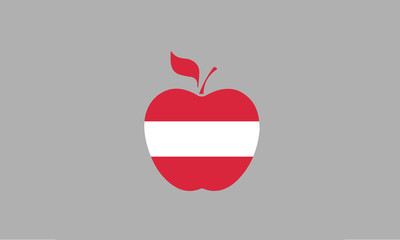 Austria national symbol apple shape decoration