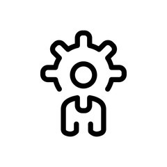 Specialist Icon - Vector Illustration .