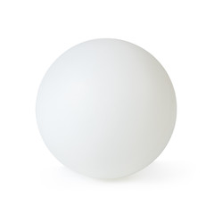 Table tennis ball isolated on white background