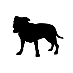 Obraz na płótnie Canvas Dog silhouette vector