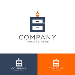 logo design for Home Furnishing industry elegant Modern simple style