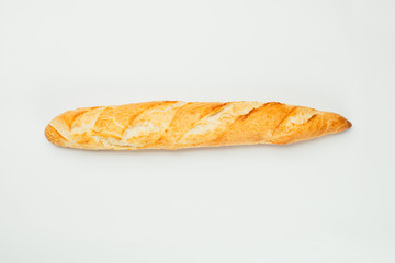 A loaf of homemade bread or baguette