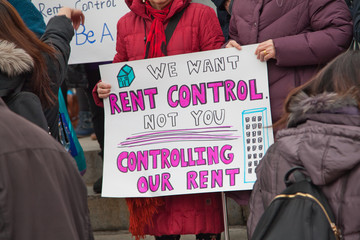 We want rent control 