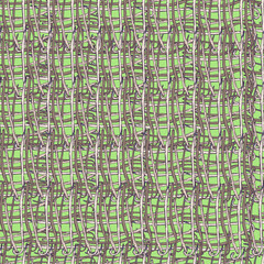 Seamless textile pattern from branches. Vector wood texture, burlap, fence of twigs.