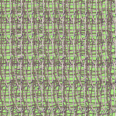 Fototapeta premium Seamless textile pattern from branches. Vector wood texture, burlap, fence of twigs.