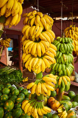 Ripe fruits on a local market, Sri Lanka.