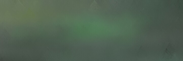 dim gray and dark slate gray colored vintage abstract painted banner background. space for text or image