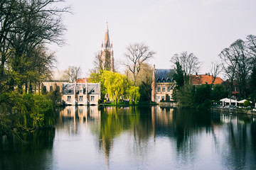 Naklejka premium Bruges chanals