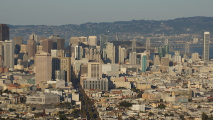 Obraz premium aerial view of the city