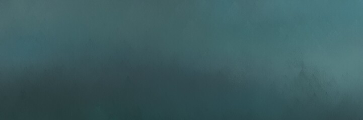 dark slate gray, blue chill and teal blue colored vintage abstract painted card background. can be used as header or banner