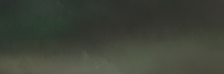 vintage abstract painted background with dark slate gray, dim gray and dark olive green colored and space for text or image. can be used as header or banner