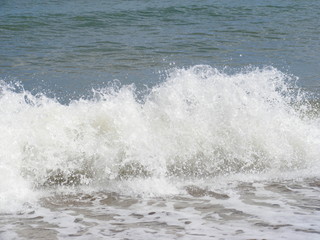 waves on the beach