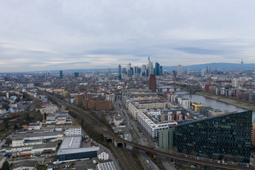 Fototapeta premium Central bank.Frankfurt am Main Germany. 01/14/2020.