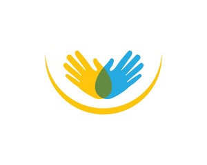 Fototapeta premium Hand vector icon illustration design