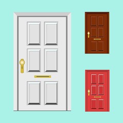 Doors. Vector illustration 