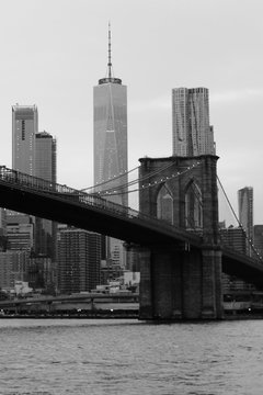 Brooklyn Bridge Black and White © Marije Kouyzer
