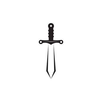 Sword logo icon design vector template