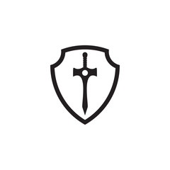 Sword logo icon design vector template