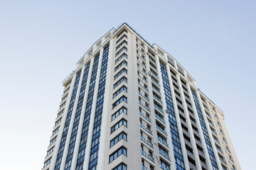 Fototapeta premium Modern typical residential high-rise buildings. New buildings.