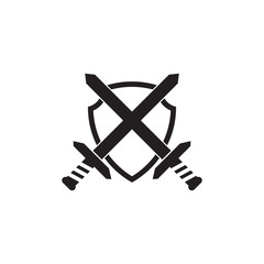 Sword logo icon design vector template