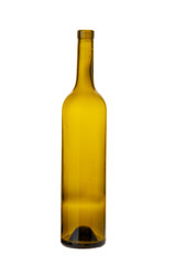 Isolated bottle in studio