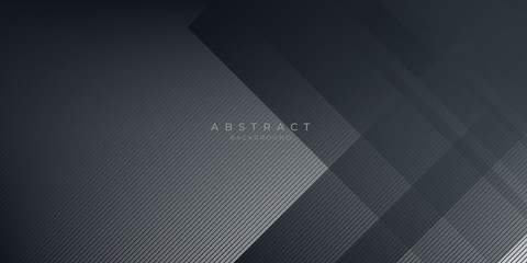  Dark black neutral abstract background for presentation design