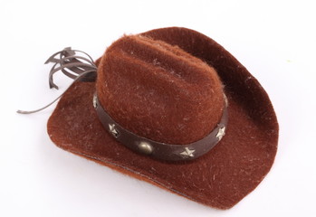 cowboy hat isolated on white background 