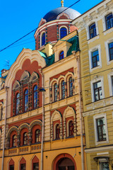 Fototapeta premium Temple of the holy Apostle and Evangelist John the Theologian in St. Petersburg, Russia