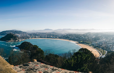 Baie de Saint-Sébastien en Espagne