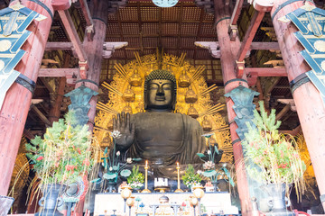 巨大な奈良の仏像、大仏