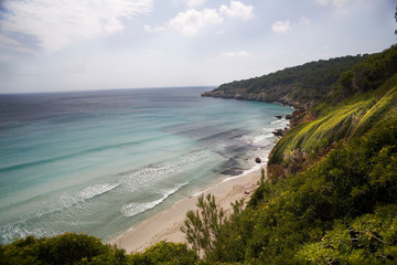 Obraz premium Coastline of Minorca island