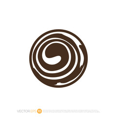 Pictograph of stain ring coffee for template logo, icon, identity vector designs, and graphic resources.