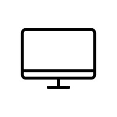 Monitor icon vector template illustration design