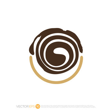 Pictograph of coffee cup for template logo, icon, identity vector designs, and graphic resources.