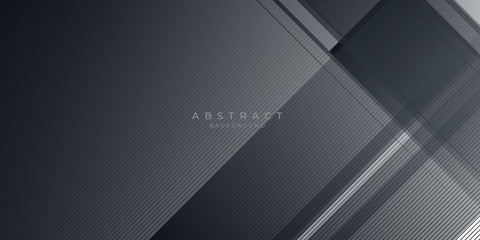  Dark black neutral abstract background for presentation design