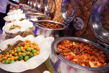 food in the restaurant