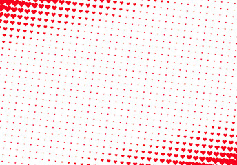 Valentine's Day background with simple heart shaped filter