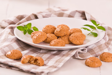 Amaretti cookies.