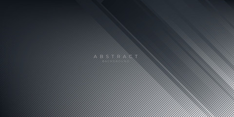  Dark black neutral abstract background for presentation design