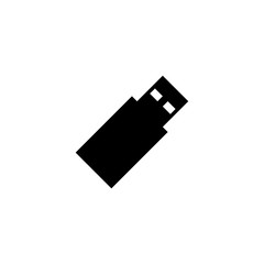 Usb flash drive icon. Memory symbol. Logo design element