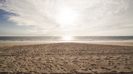 A gorgeous sunset in Venice Beach, Los Angeles, California, USA.