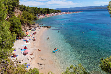 Bol Beach on island Brac in Croatia