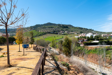 Mountain Side walk, village