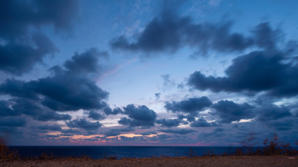 Obraz premium Beautiful cloudscape over Black sea