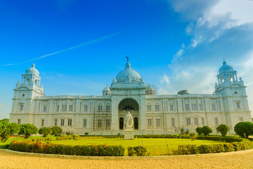 Fototapeta na wymiar Victoria Memorial, Kolkata